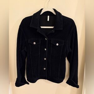 Z Supply Black Jean Jacket Classic Denim Style